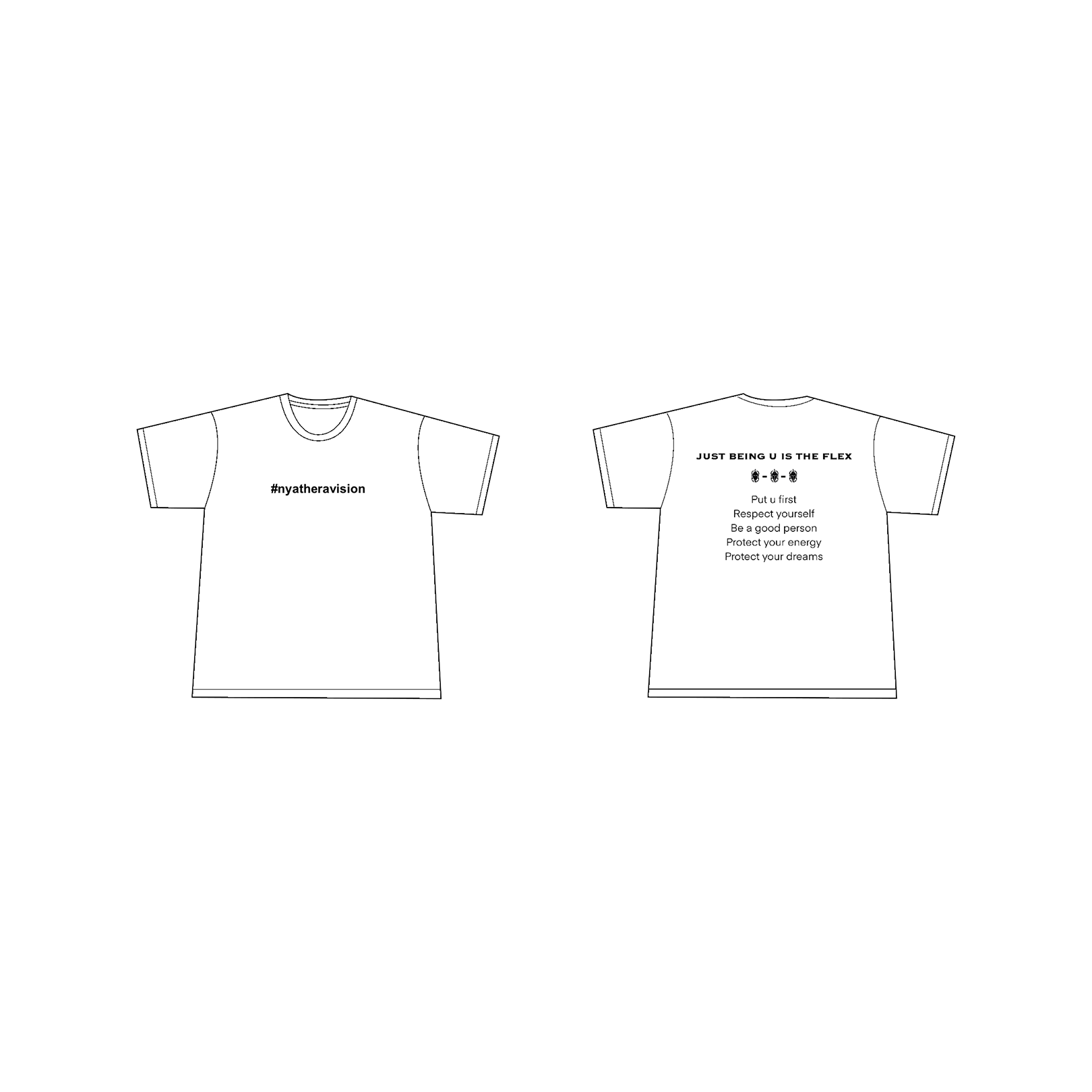 Being u - White T-shirt