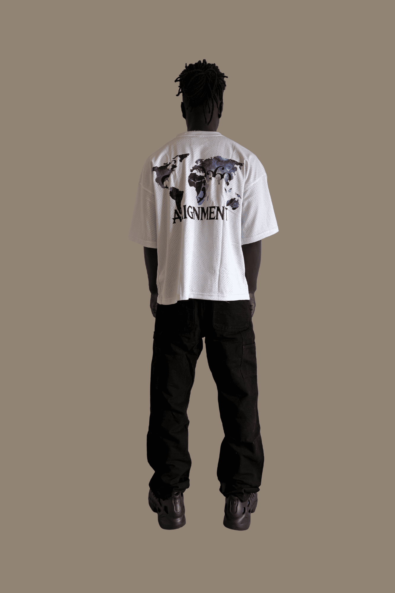 White Mesh T-shirt (Alignment Collection)