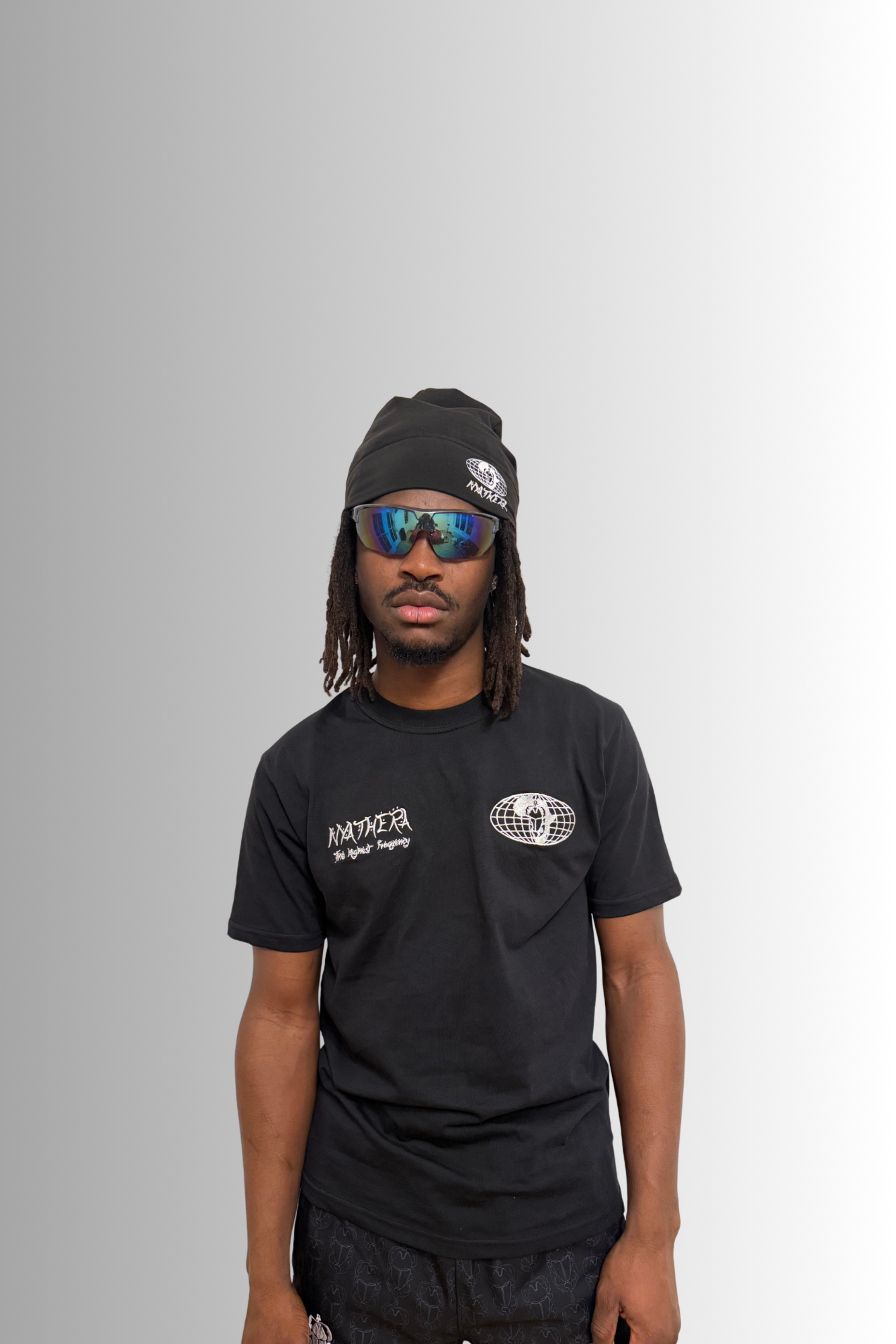 NYATHERA Black T-shirt