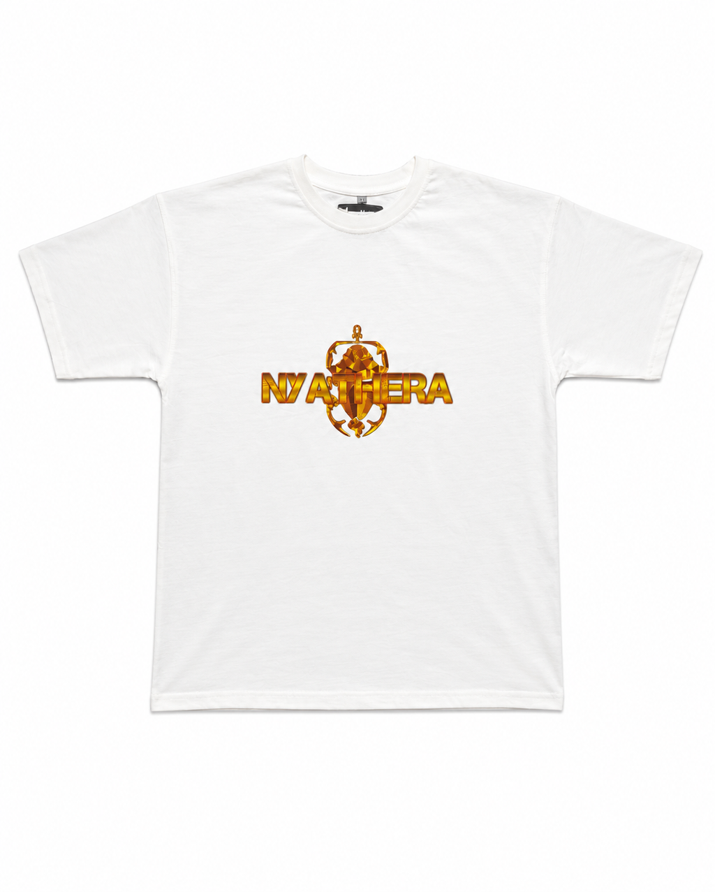 Golden Logo White T-shirt