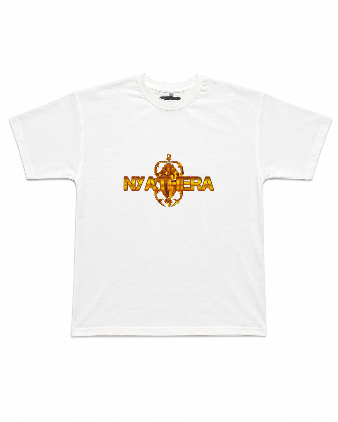 Golden Logo White T-shirt