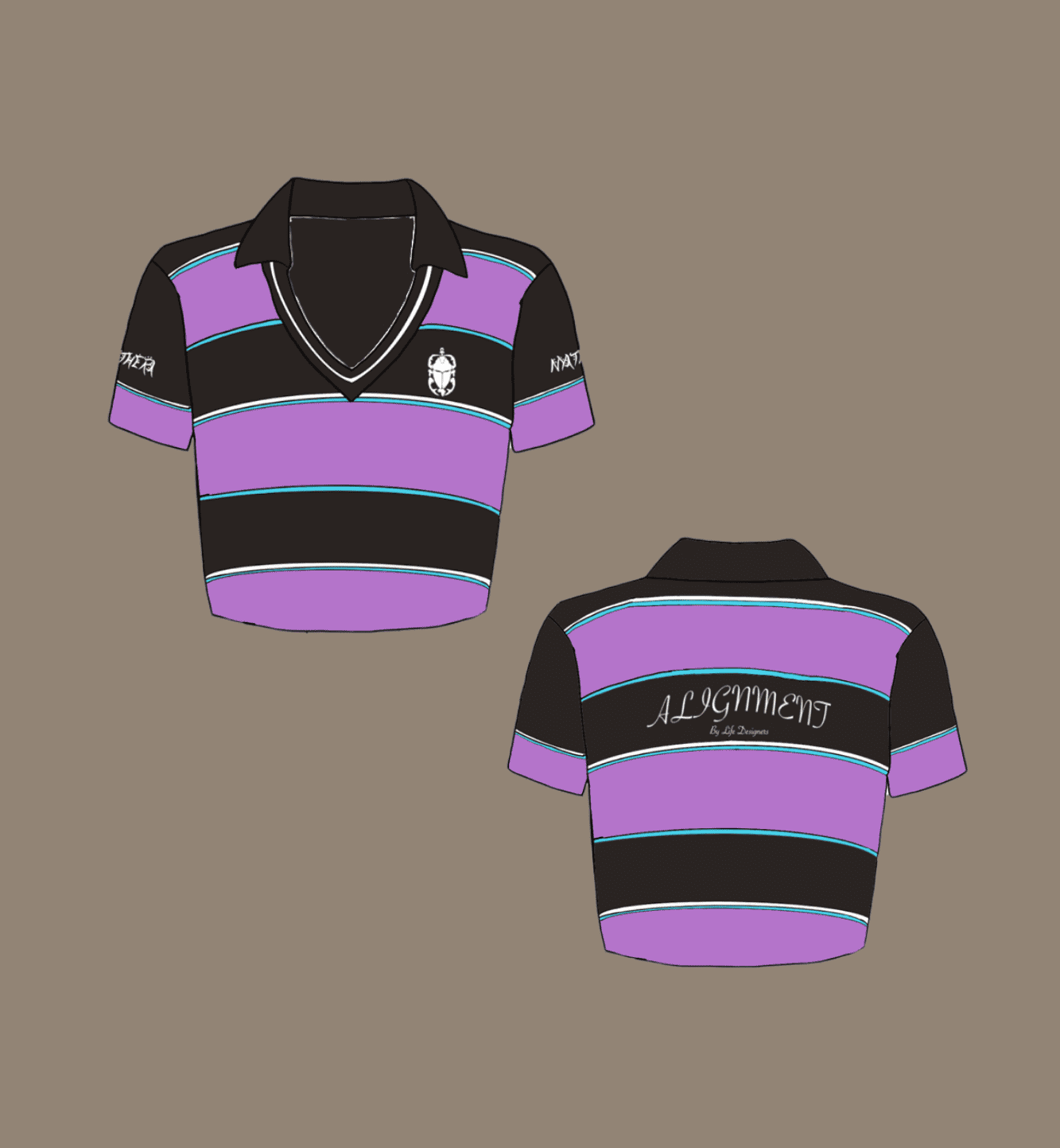 Polo Crop Top (Nyathera - Alignment Collection)