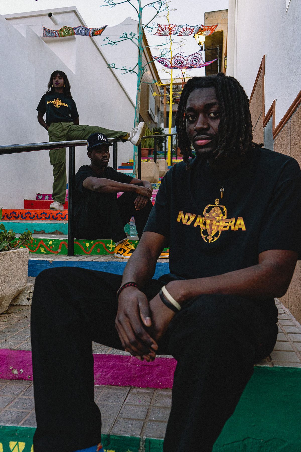 NYATHERA Black T-shirt