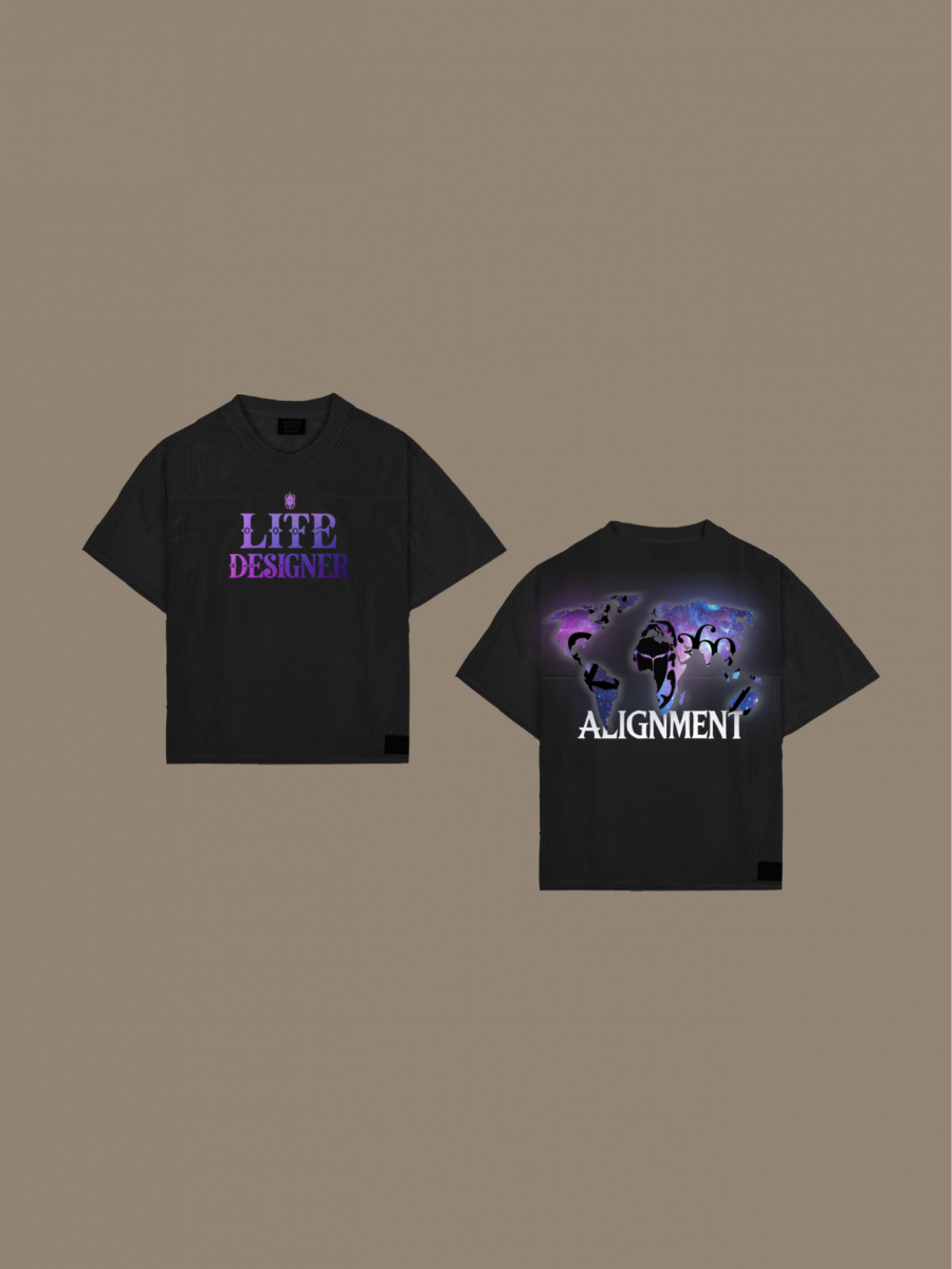 Black Mesh T-shirt ( Nyathera - Alignment Collection)