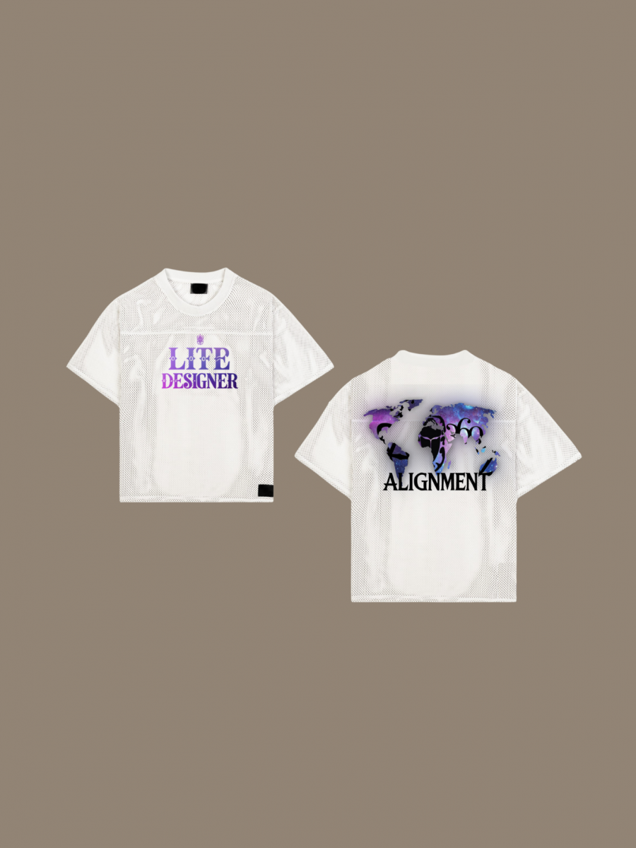 White Mesh T-shirt (Alignment Collection)