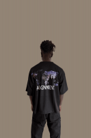 Black Mesh T-shirt ( Nyathera - Alignment Collection)