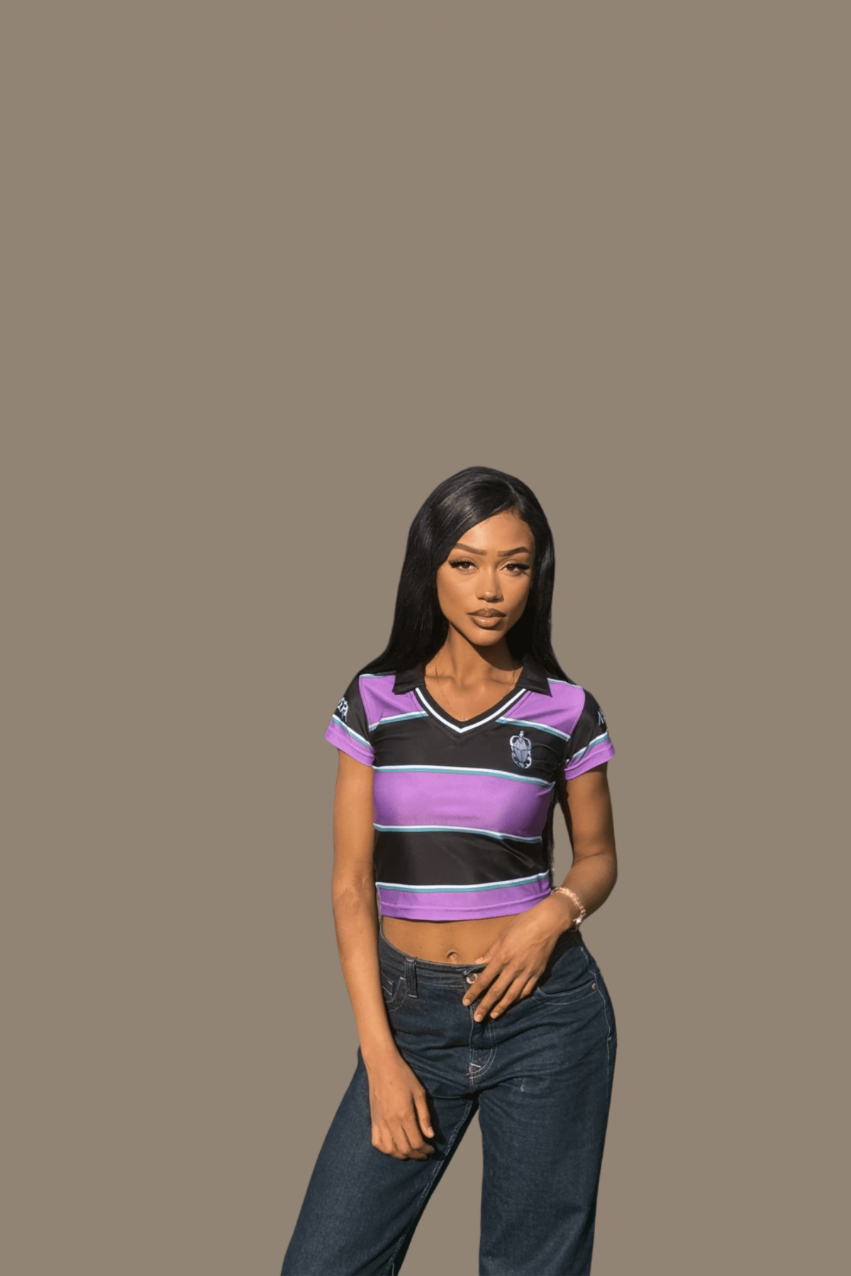 Polo Crop Top (Nyathera - Alignment Collection)