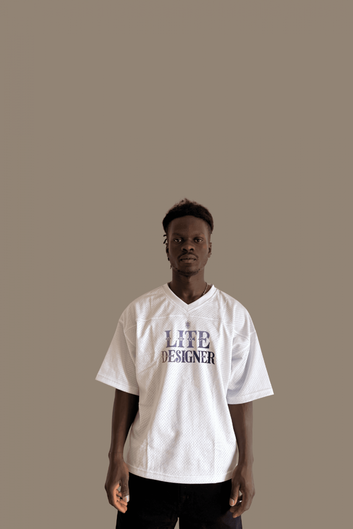 White Mesh T-shirt (Alignment Collection)