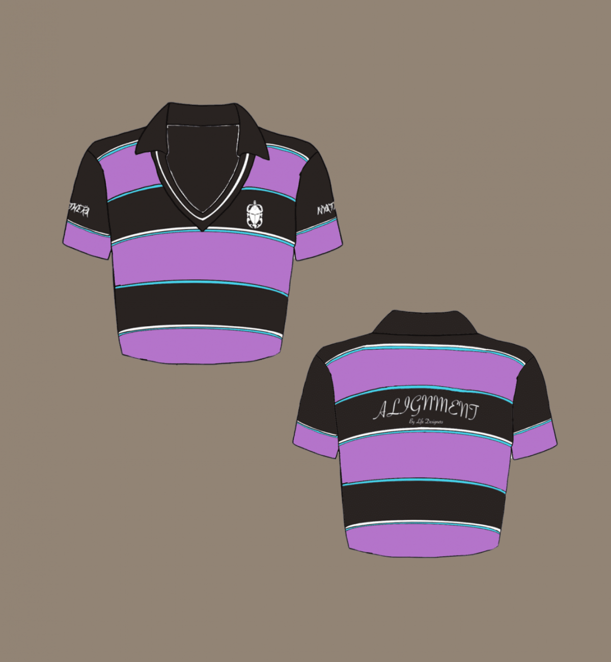 Polo Crop Top (Nyathera - Alignment Collection)