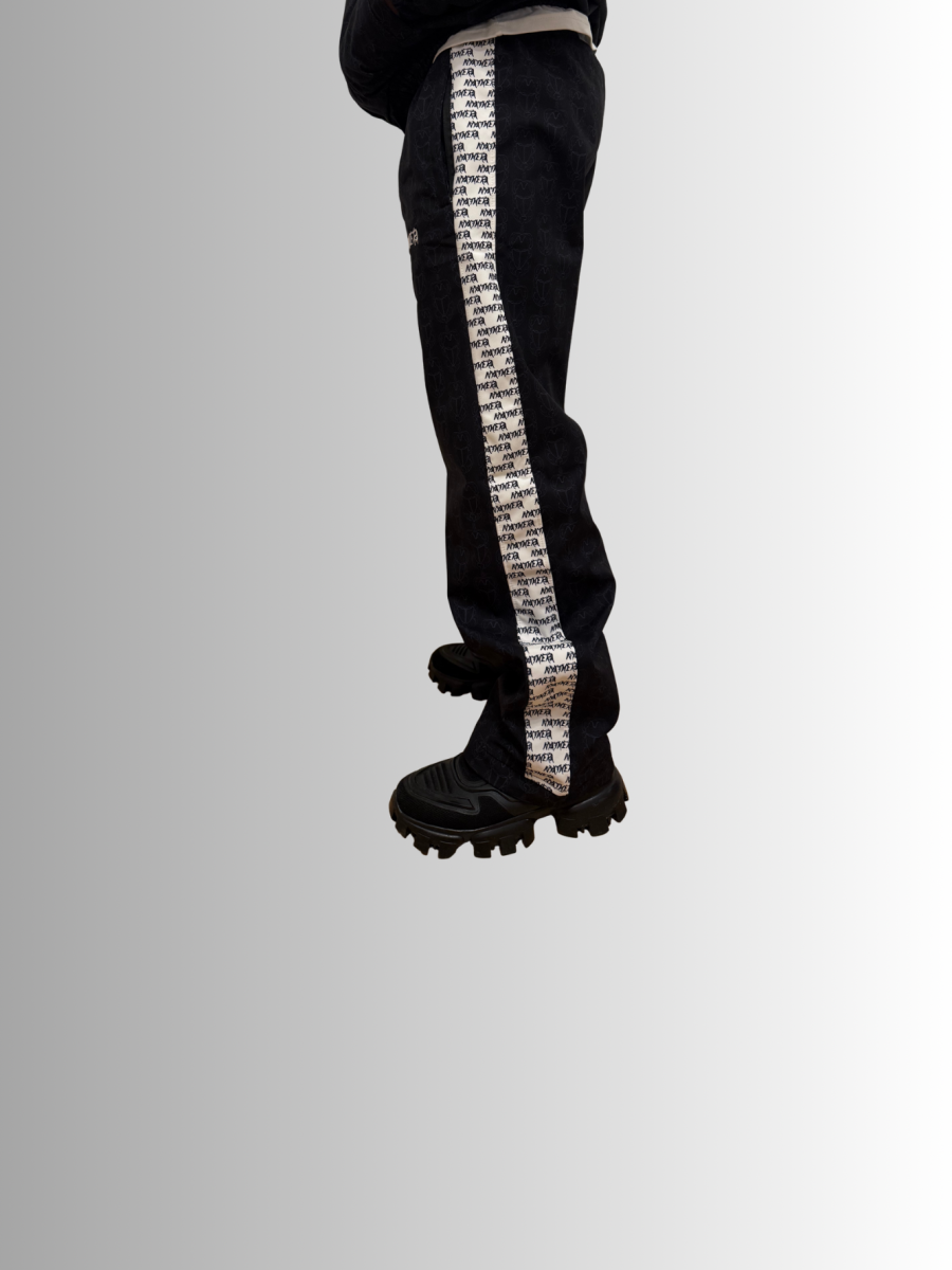 Global Frequency NYATHERA Black Tracksuit Pants